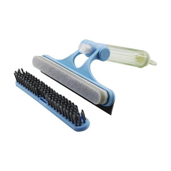 3in1 Camsil Cam Çek - Sünger - Fırçatemizlik Aleti Oynar Başlık - Spreyli Su Hazneli Sap - Image 1