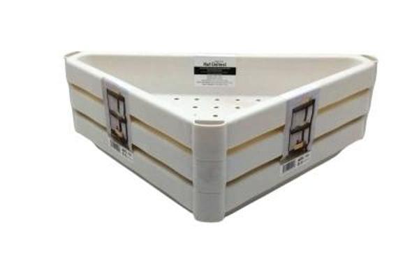 Üçgen - Beyaz Pratik Raf Ünitesi Plastik - Image 1