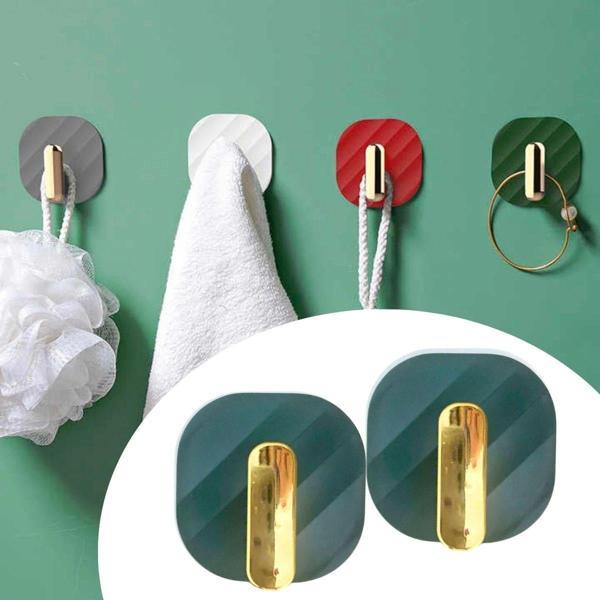 2li Yapışkanlı Retro Askılık Dolap Kapak Kulpu Yeşil - Image 1