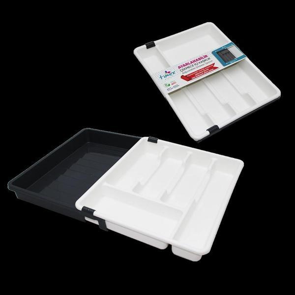 Kayar Kaşıklık Ayarlanabilir Çekmece İçi  48x28,5cm - Image 1