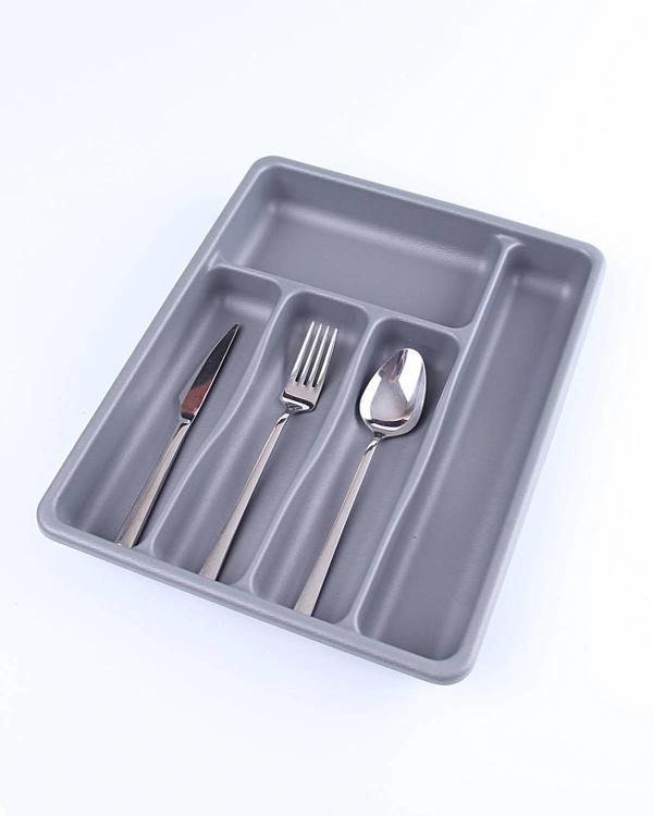 Gri - 5 Bölmeli Çekmece İçi Kaşıklık - Image 1