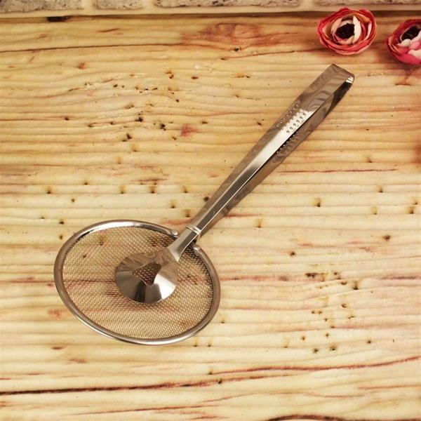 Çok Amaçlı Süzgeçli Paslanmaz Metal Haşlama Ve Kızartma Maşası - Image 1