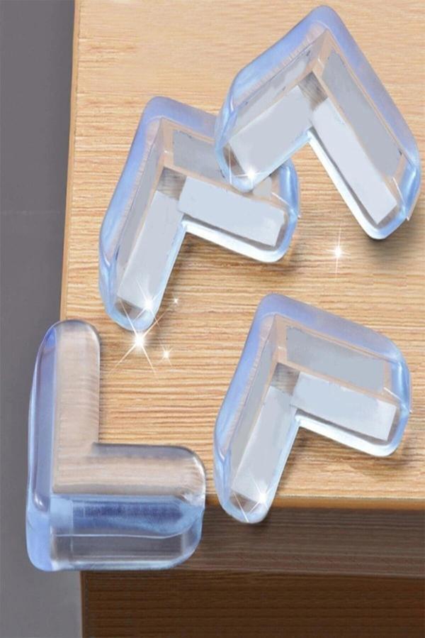 8 Li Masa Sehpa Köşe Koruyucu Silikon- Çocuk Koruma Aparatı - Image 1