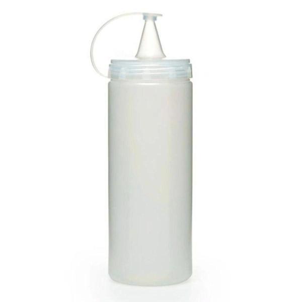 Şeffaf Kapaklı Sızdırmaz Yağlık Sosluk Şişesi Plastik Yağdanlık 400 Ml. Ap-9028 - Image 1