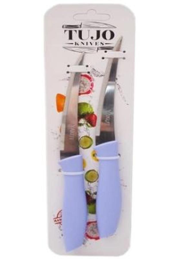 2 Parça  Kartelalı Tırtırlı Bıçak - Image 1