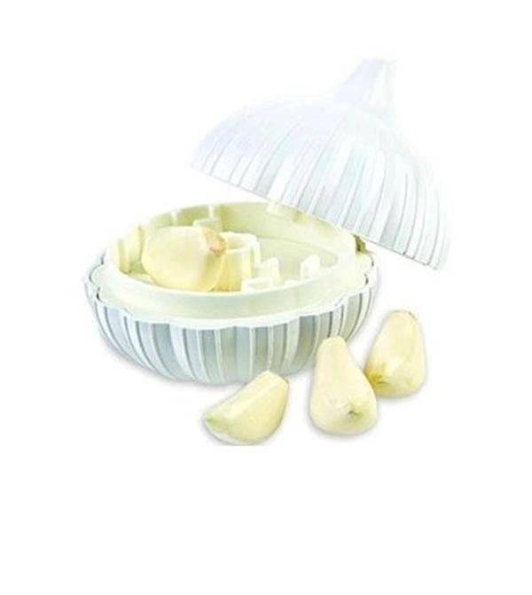 Sarımsak Şeklinde Pratik Sarımsak Ezici Rendeleyici El Rondosu - Image 1