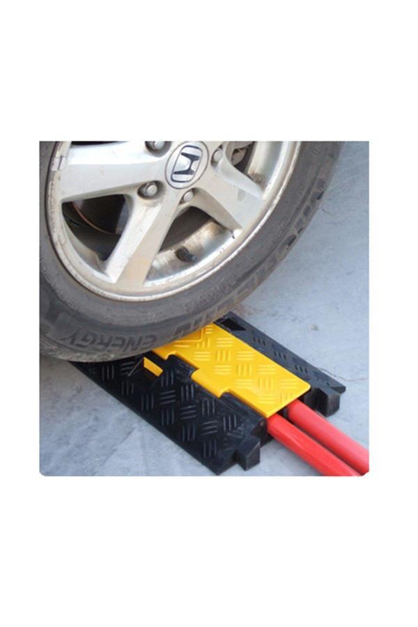 Hayat Trafik Kablo Kanallı Hız Kesici Kasis 2 Kanallı, Yol Kasisi 102,5 X 25,5 X 5 Cm - Image 1
