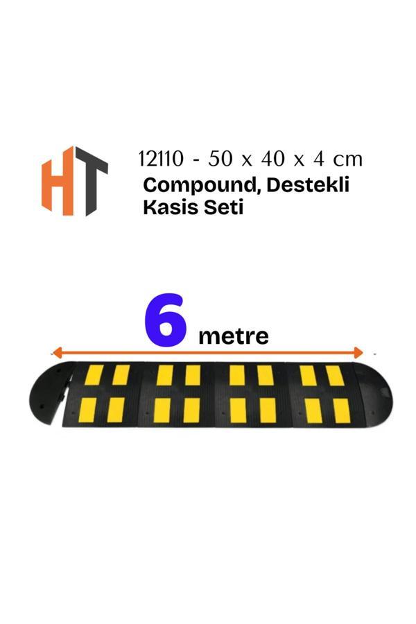Hayat Trafik Kauçuk Yol Kasisi, Destekli Kasis Seti 6 Metre - Image 1