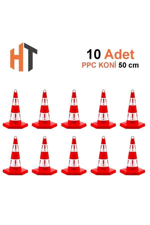 Hayat Trafik Eko Trafik Konisi 50 Cm Trafik Dubası-10 Adet - Image 1