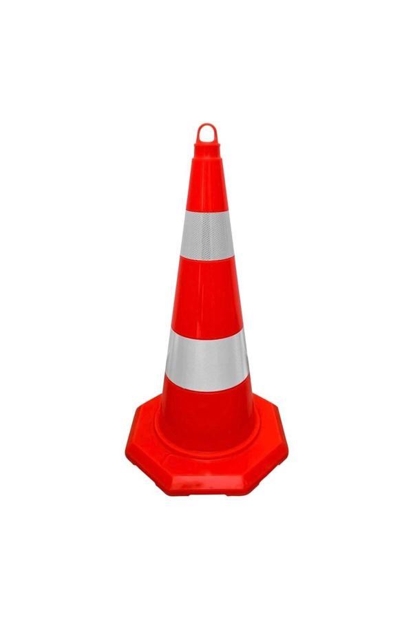 Hayat Trafik Pvc Trafik Konisi 70 Cm Çift Reflektifli Trafik Dubası - Image 1