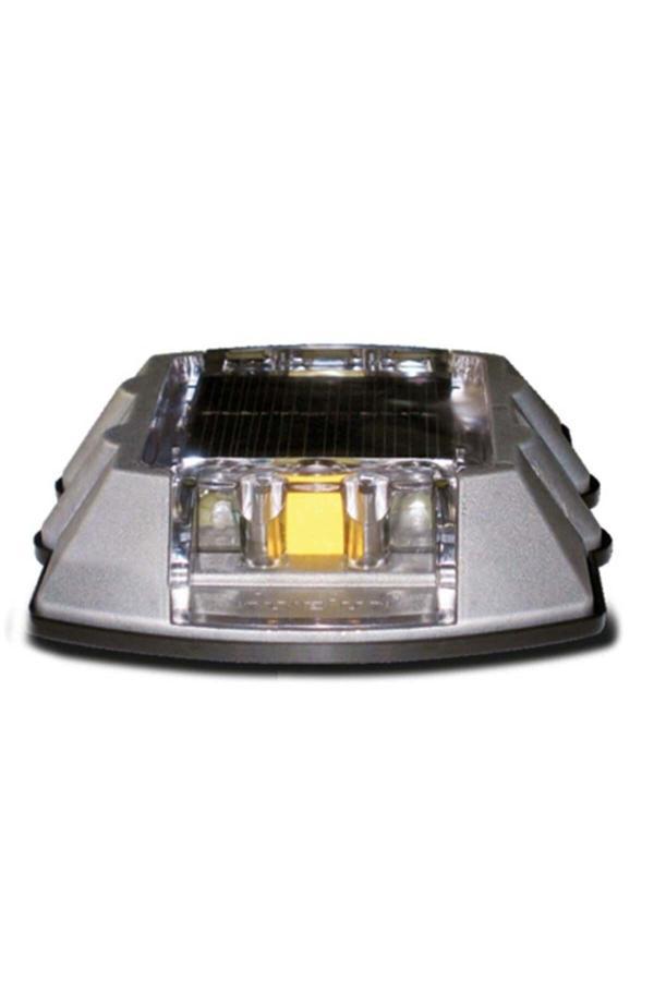 Hayat Trafik Güneş Enerjili Yol Butonu Sarı, Solar Buton - Image 1