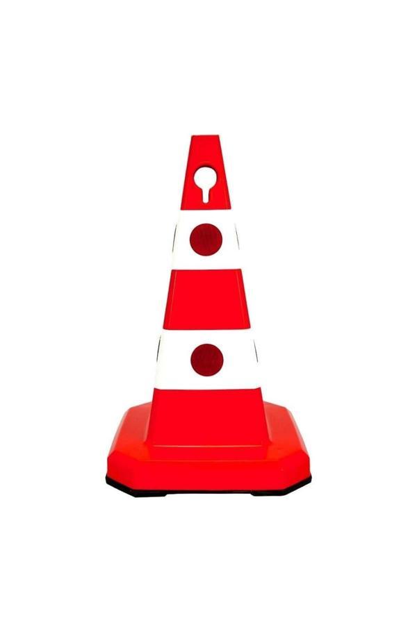 Hayat Trafik Ultra Kedi Gözlü Trafik Konisi Ağırlıklı 60 Cm Trafik Dubası - Image 1