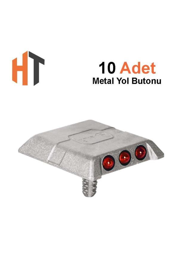 Hayat Trafik Ankrajlı Metal Yol Butonu Seti 10 X 10 X 2,1 Cm - Image 1