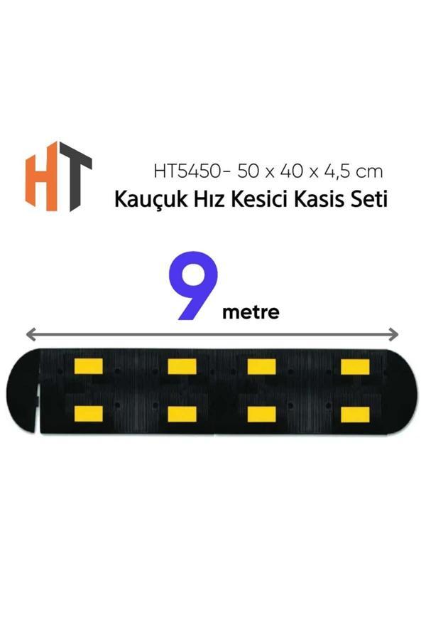 Hayat Trafik Kauçuk Hız Kesici Kasis Seti -2 Bantlı Eko - 9 Metre - Image 1