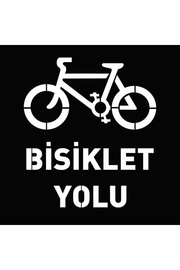 Hayat Trafik Boyama Şablonu Bisiklet Yolu 100X100Cm - Image 1