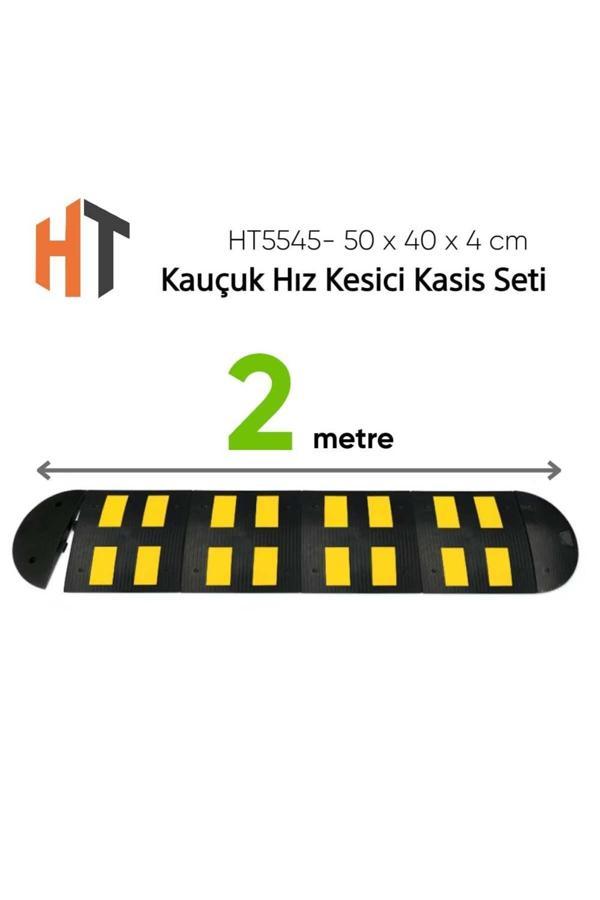 Hayat Trafik Kauçuk Hız Kesici Kasis Seti 50 X 40 X 4 Cm - Eko - 2 Metre - Image 1