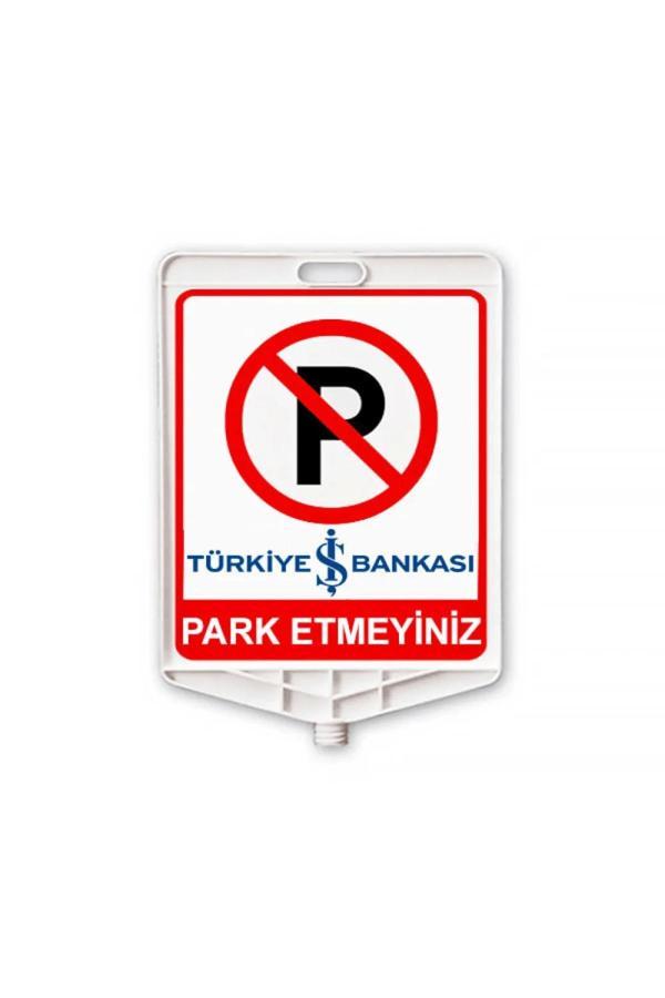 Hayat Trafik Park Etmeyiniz Kurumsal Dikdörtgen Levha Çift Taraflı Baskı - Image 1