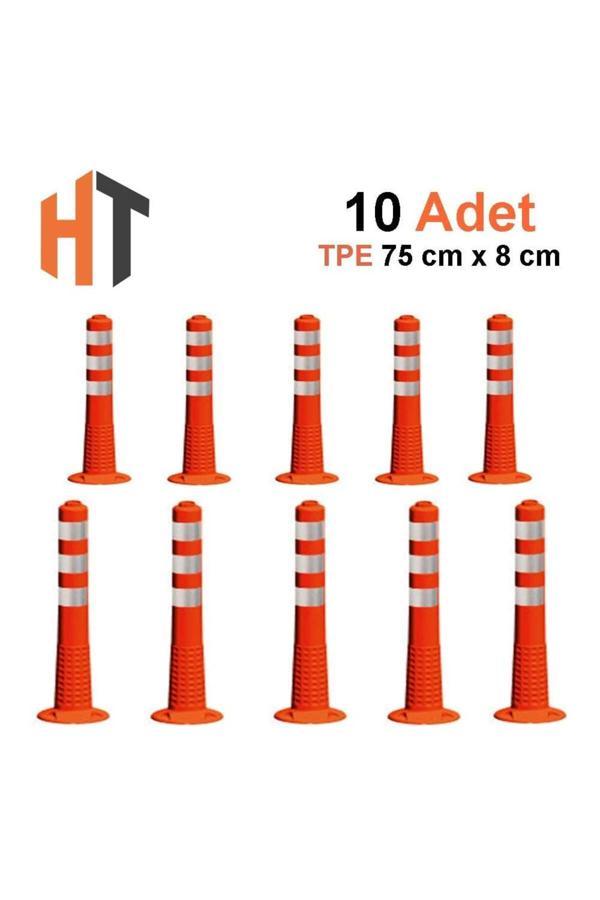 Hayat Trafik Delinatör Seti 75 X 8 Cm Tpe - Soketli-10 Adet - Image 1