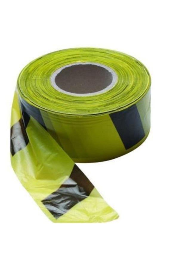 Hayat Trafik Emniyet Şeridi Sarı-Siyah İkaz Şeridi 500 Mt - Image 1