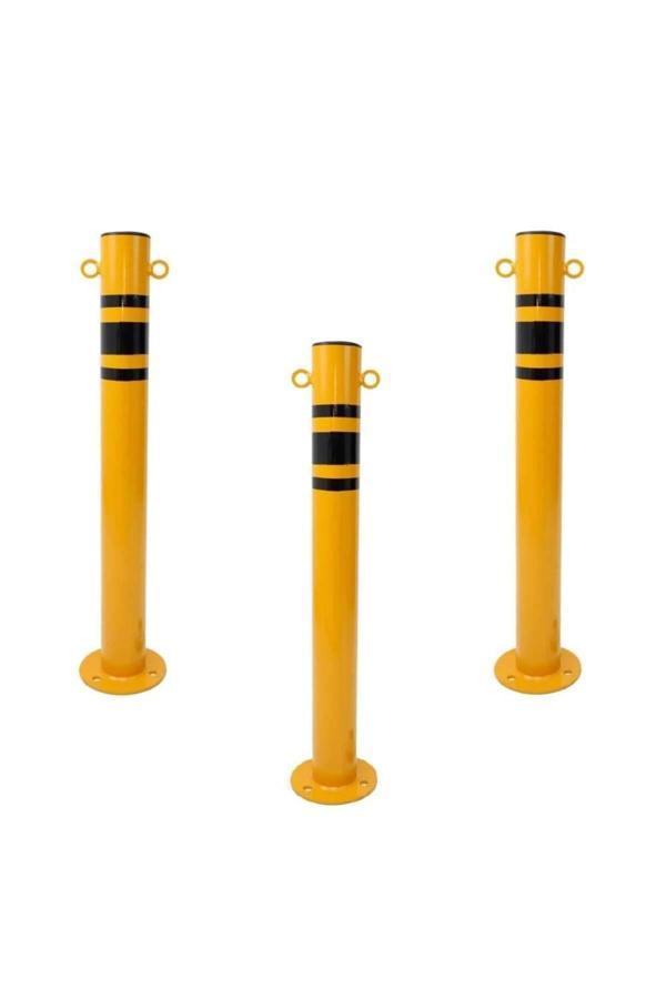 Hayat Trafik Metal Kulaklı Delinatör Seti Sarı-Siyah 3 Adet - Image 1