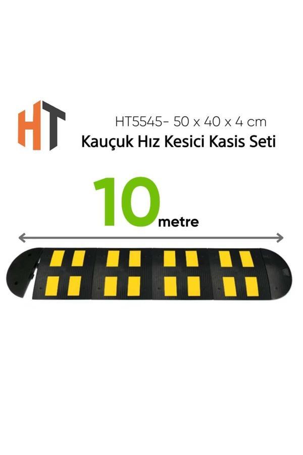 Hayat Trafik Kauçuk Hız Kesici Kasis Seti 50 X 40 X 4 Cm - Eko - 10 Metre - Image 1