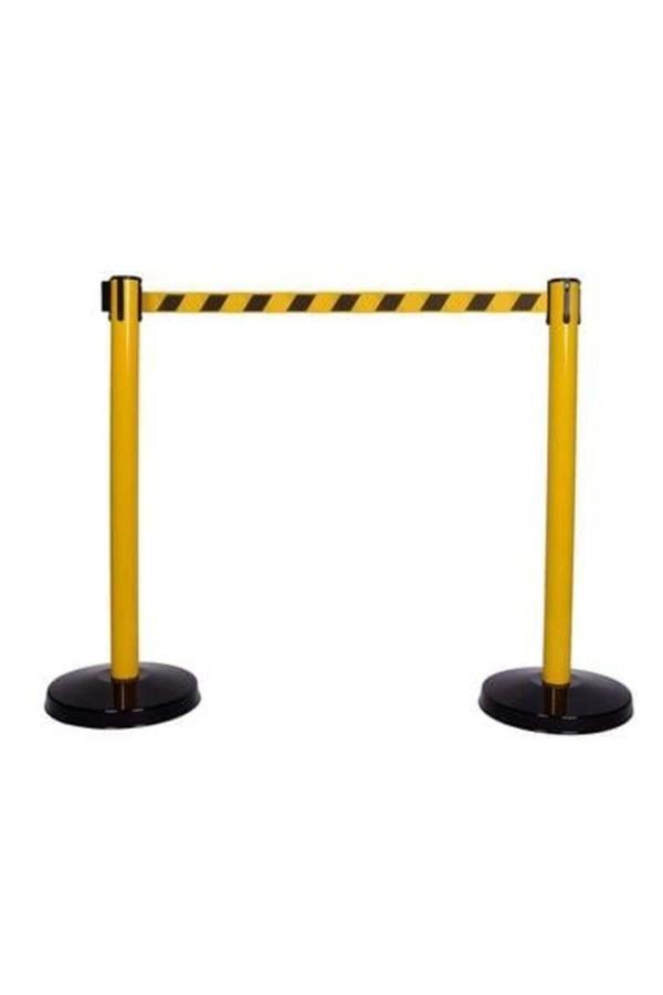 Hayat Trafik Yönlendirme Şerit Bariyer,Elektrostatik Boyalı Sarı-Siyah - Image 1
