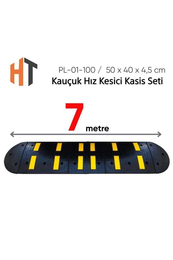 Hayat Trafik Kauçuk Hız Kesici Set Kapaklı, Yol Kasisi 7 Metre - Image 1