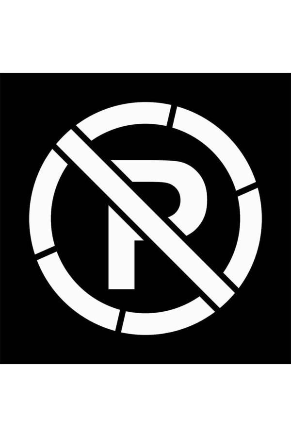 Hayat Trafik Boyama Şablonu Park Yasaktır 100X100Cm - Image 1