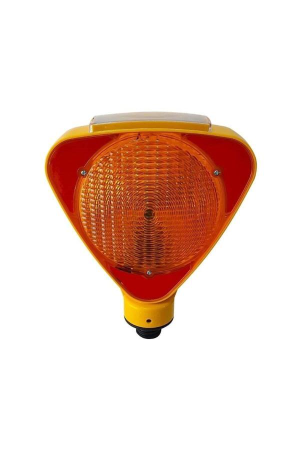 Hayat Trafik Sarı Solar Flaşörlü Ledli Lamba - Image 1