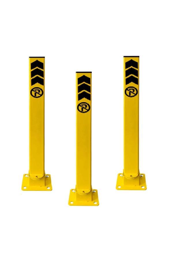 Hayat Trafik Kilitli Otopark Direği 60 Cm 3'Lü Set - Image 1