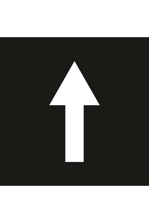 Hayat Trafik Boyama Şablonu İleri Ok İşareti 100X100Cm - Image 1