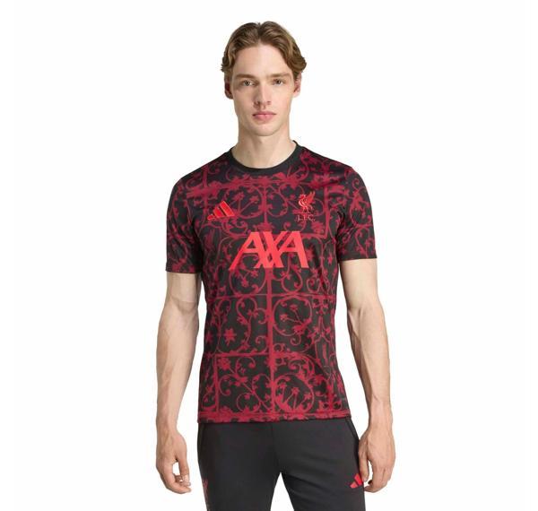 JV9013-E adidas Liverpool Fc 25-26 Ma&ccedil; &Ouml;ncesi Erkek T-Shirt Kırmızı - Image 1