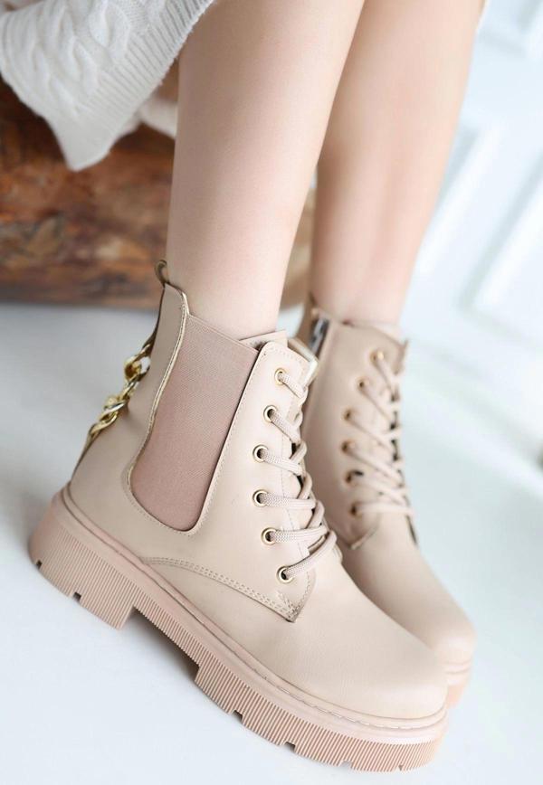 Harte Nude Cilt Bağcıklı Bot - Image 1