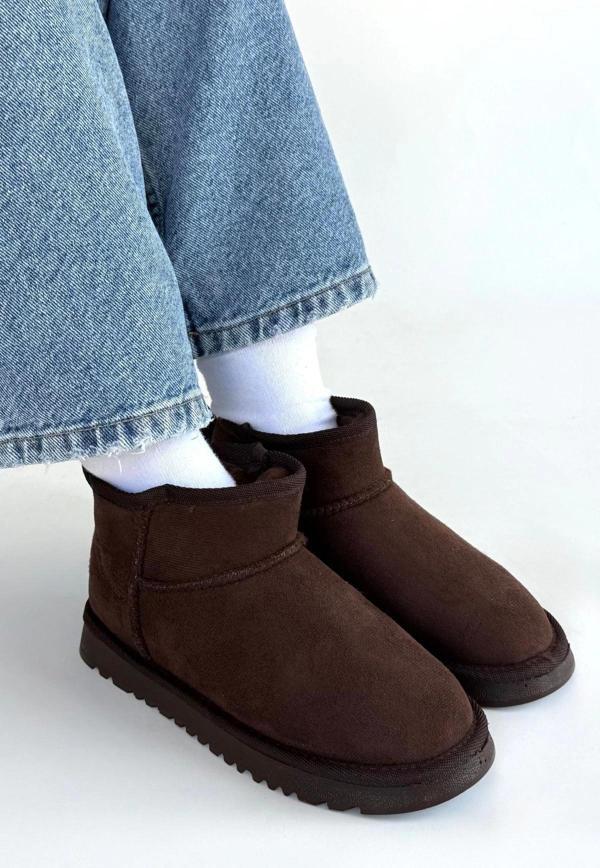 Elsa Kahverengi Süet Bot - Image 1