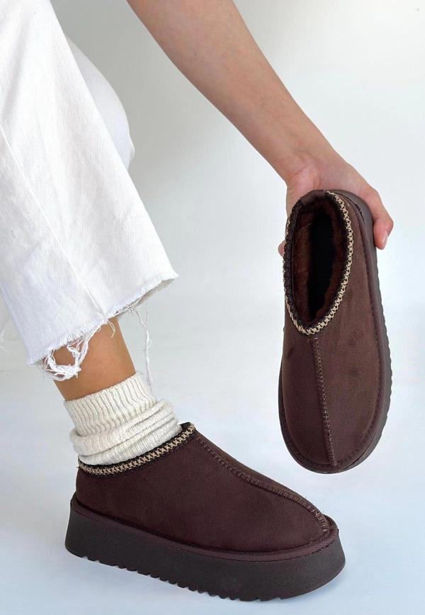 Foyk Kahverengi Süet Bot - Image 1