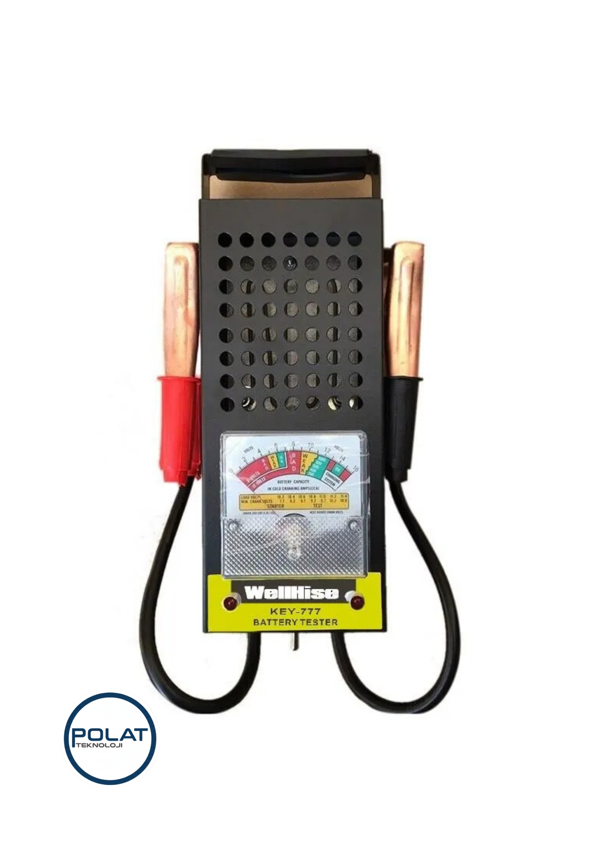 WellHise KEY-777 | 6V-12V Analog Akü Test Cihazı – 200 Amper Yüksek Akım Kapasitesi, Profesyonel Kul - Image 1
