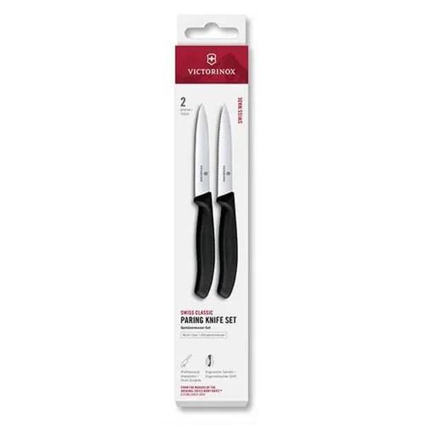 Victorinox 6.7793.2 Swiss Classic 2li 10cm Soyma Bıçağı Set, Siyah - Image 1