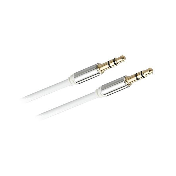 Syrox C20 3.5mm AUX 1mt Ses Kablosu - Beyaz - Image 1