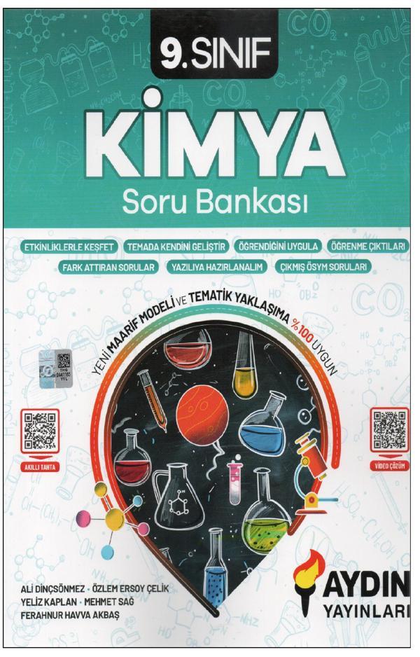 Aydın 9. Sınıf Kimya Soru Bankası - Aydın Yayınları - Image 1