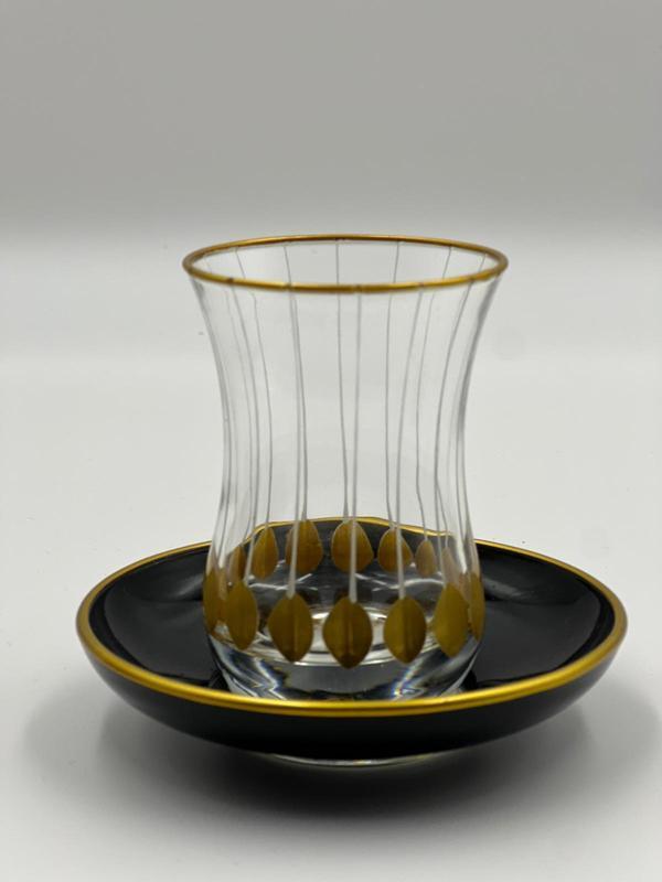 Yağmur Damlası 6 Kişilik Çay Bardağı Seti - Image 1