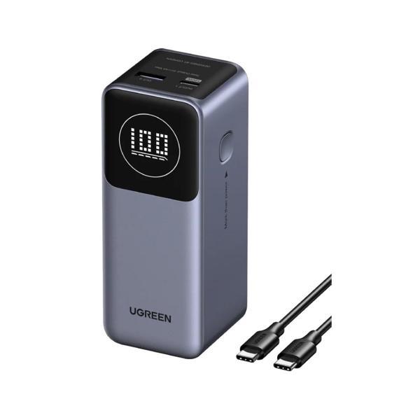 UGREEN Nexode Pro 12.000 mAh 100W Hızlı Şarj Powerbank, 1xUSB-C, 1xUSB-A, 35526B - Image 1