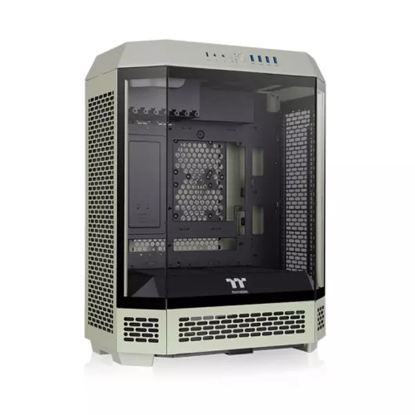 Thermaltake The Tower 600 Matcha Green Temperli Cam USB 3.0 ATX Mid Tower Oyuncu (Gaming) Kasası - Image 1