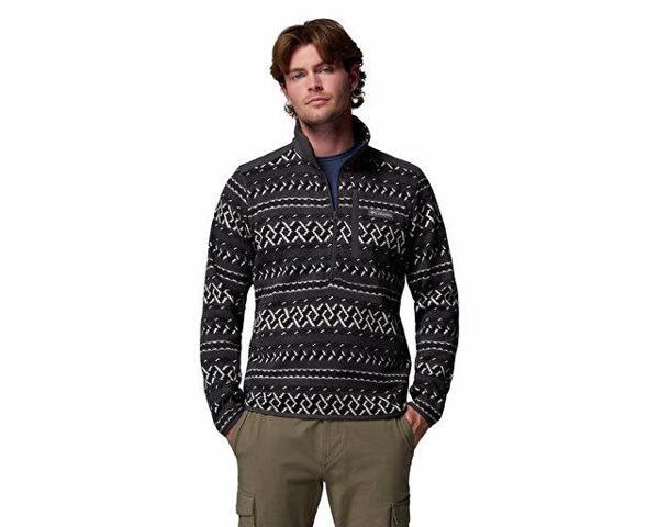 Columbia Erkek Outdoor Çeyrek Fermuarlı Polar Üst 2097741012 Siyah - Image 1
