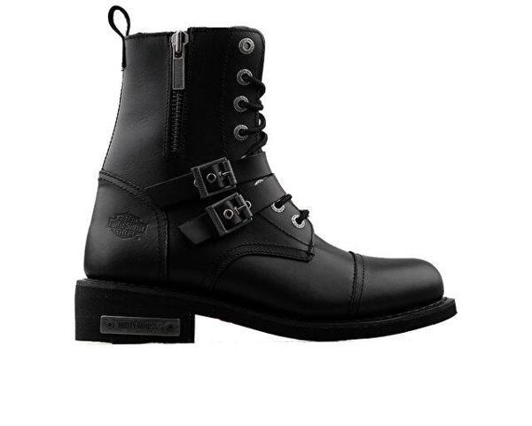 Harley Davidson 025M100719 Black Deri Austin Erkek Günlük Bot 025M100719-BLACK-DERI-AUSTIN Siyah - Image 1