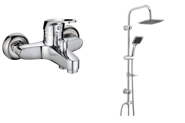 2 si Bir Arada Banyo Bataryası Ve Robot Duş Seti Montajı Kolay Garantili Pirinç Ürün - Image 1