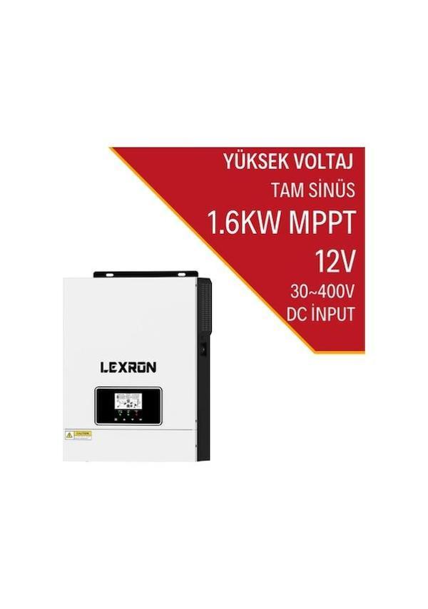 Lexron 1.6kW MPPT 12V Akıllı İnverter Yüksek Voltaj - Image 1