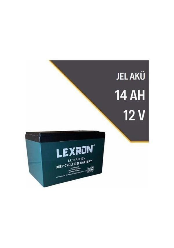 Lexron 14AH 12V Jel Akü - Image 1