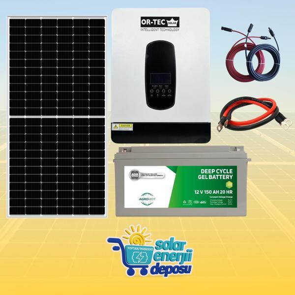 Solar Enerji Deposu 3000W Büyütülebilir Eco Solar Enerji Paketi  - Image 1