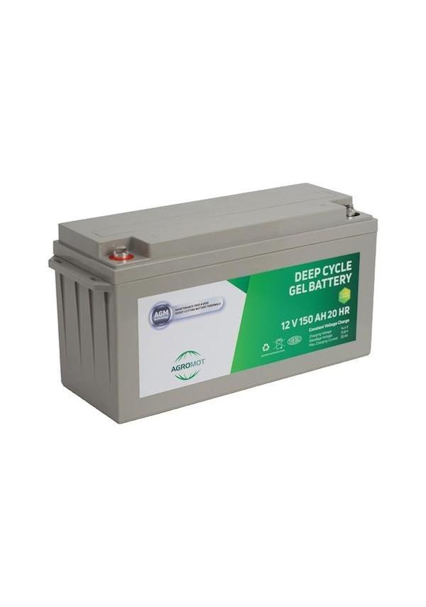 Agromot 12 V 150 Ah Jel Akü Deep Cycle Nano Carbon Agm Battery - Image 1