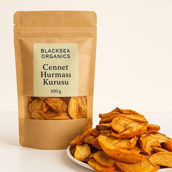 BlackSea Organics Rize Cennet Hurması Kurusu 100 g | 2025 Yeni Mahsul, Katkısız, Şeker İlavesiz - Image 1